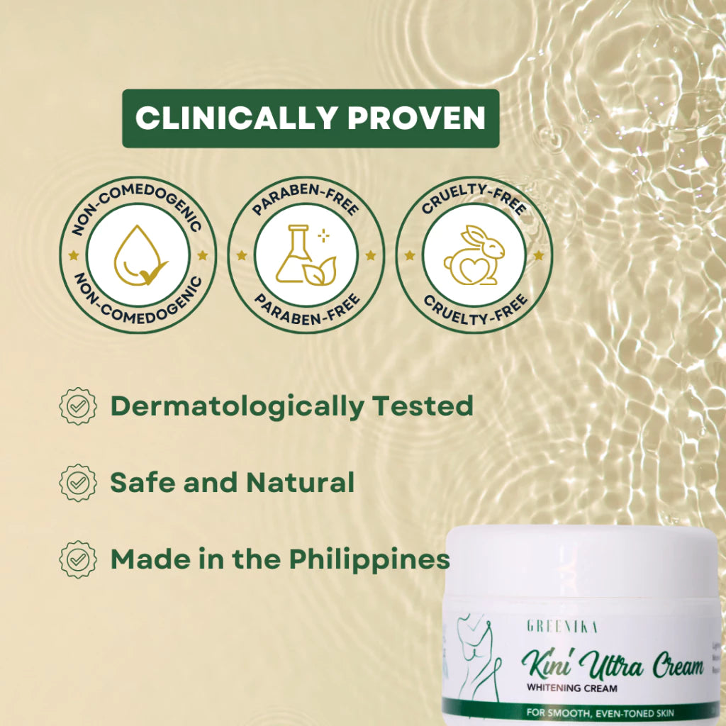 Greenika Kini Ultra Cream Bikini Line Intimate Area Whitening Cream