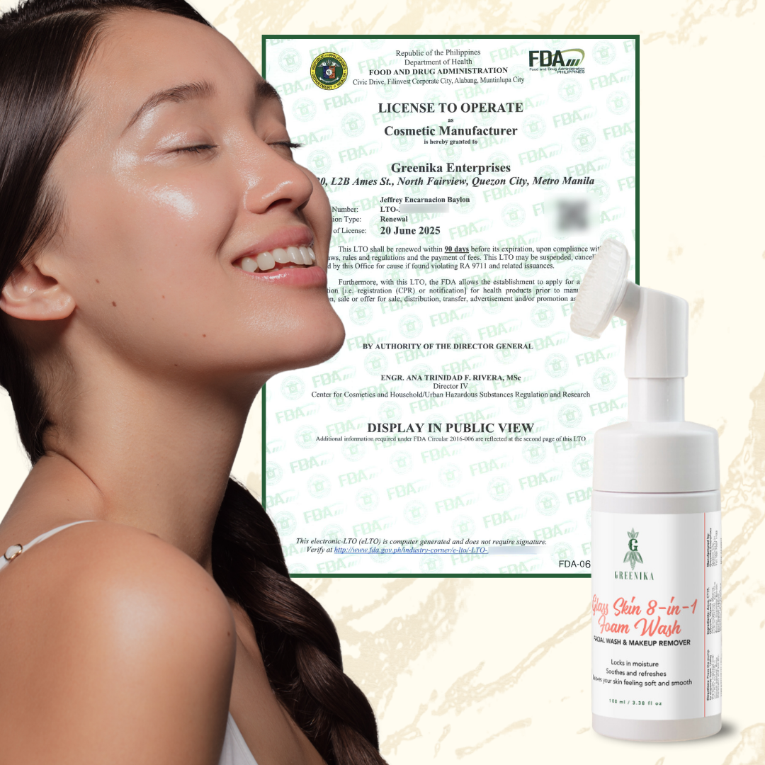 Greenika Glass Skin Foam Cleanser