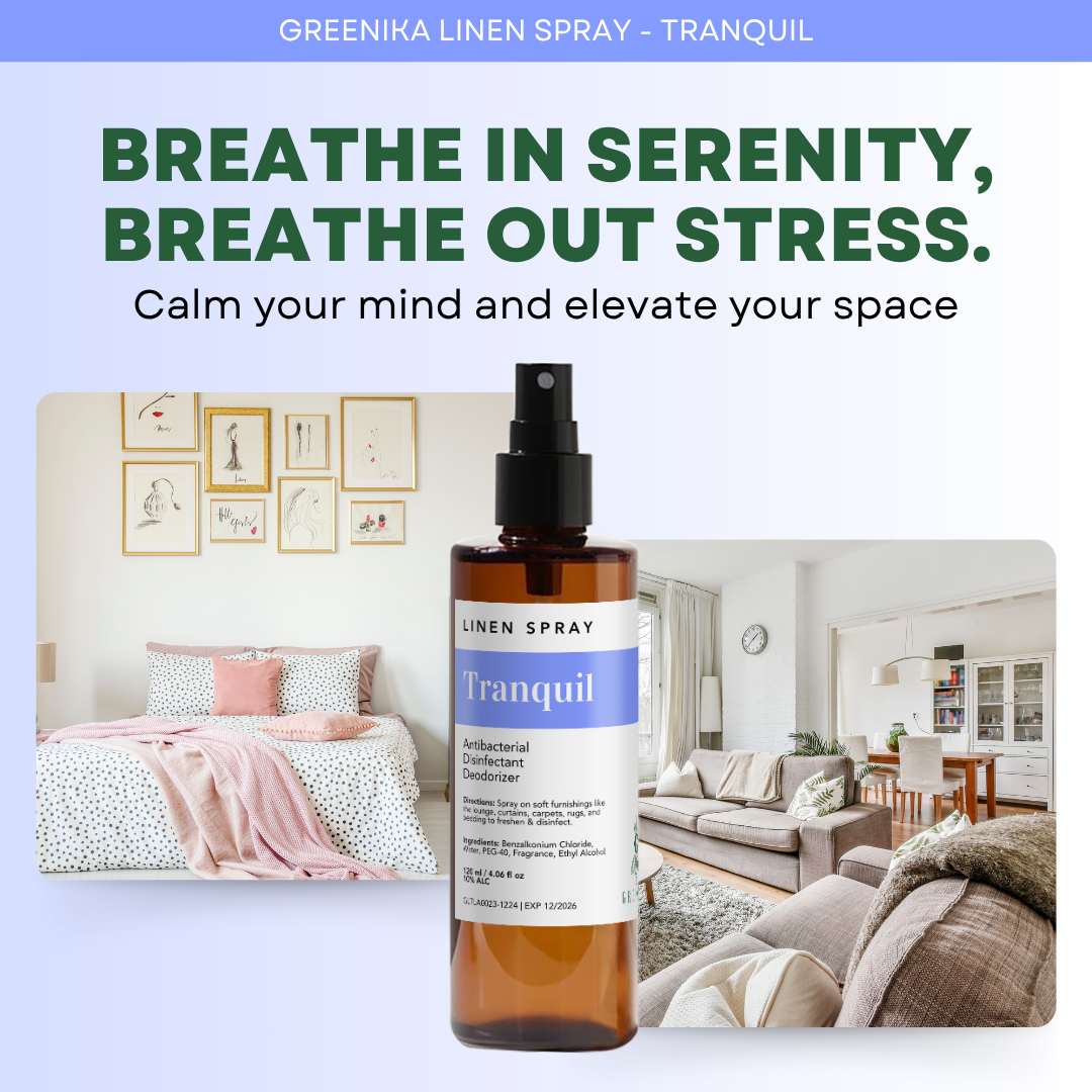 Greenika Linen Mist Spray Tranquil Scent