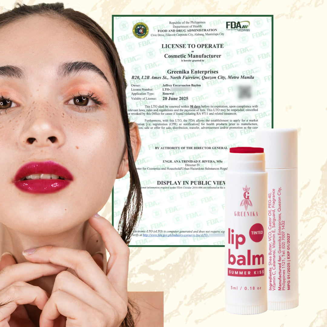 Greenika Shades Tinted Lip Balm - Summer Kiss