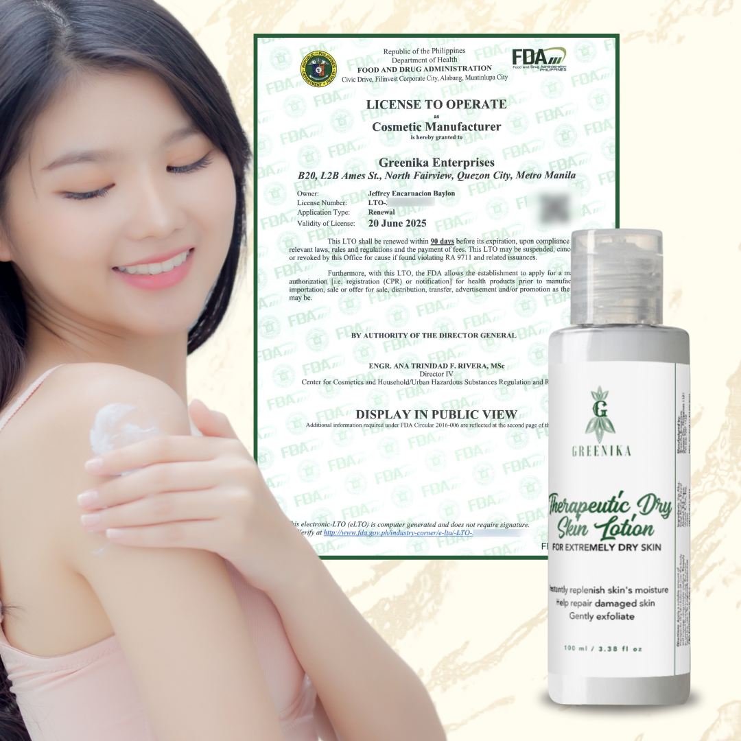 Greenika Moisturizing Lotion for Dry Skin
