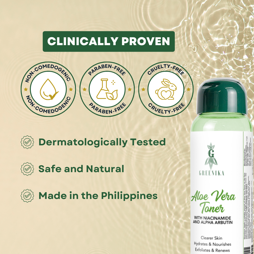 Greenika Aloe Vera Facial Toner Rich in Vitamin E