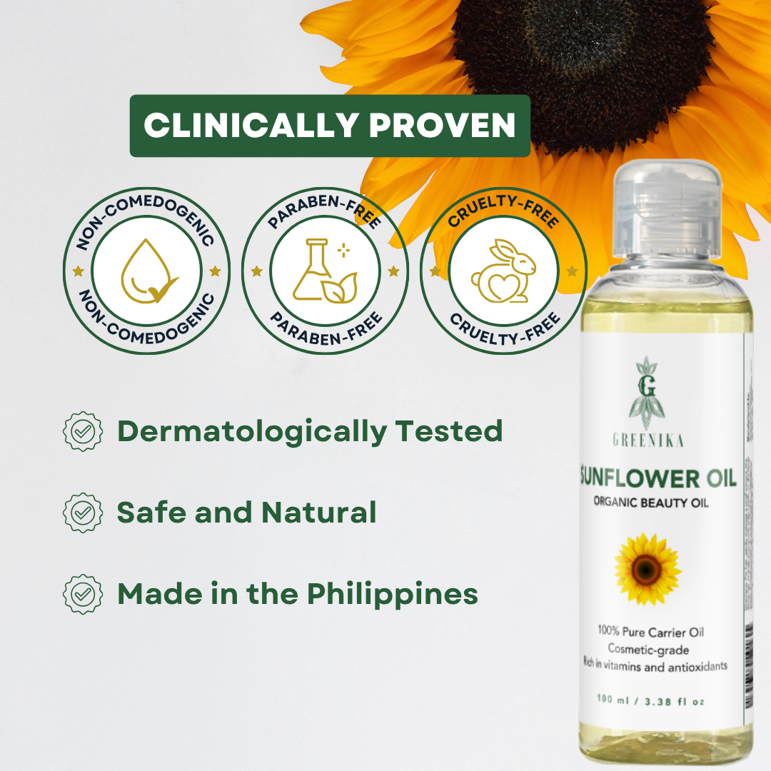 Greenika Organic Sunflower Carrier Essential Oil
