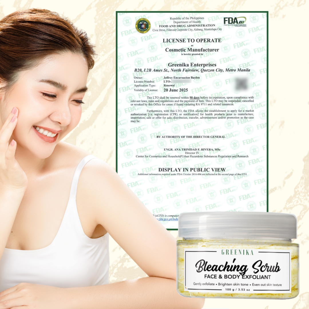 Greenika Body Bleaching Scrub