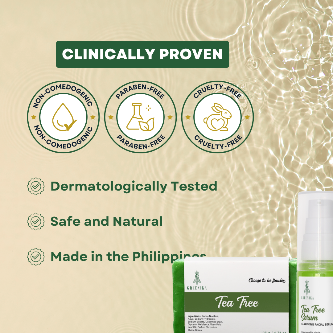 Greenika Tea Tree Combo Face Serum & Soap
