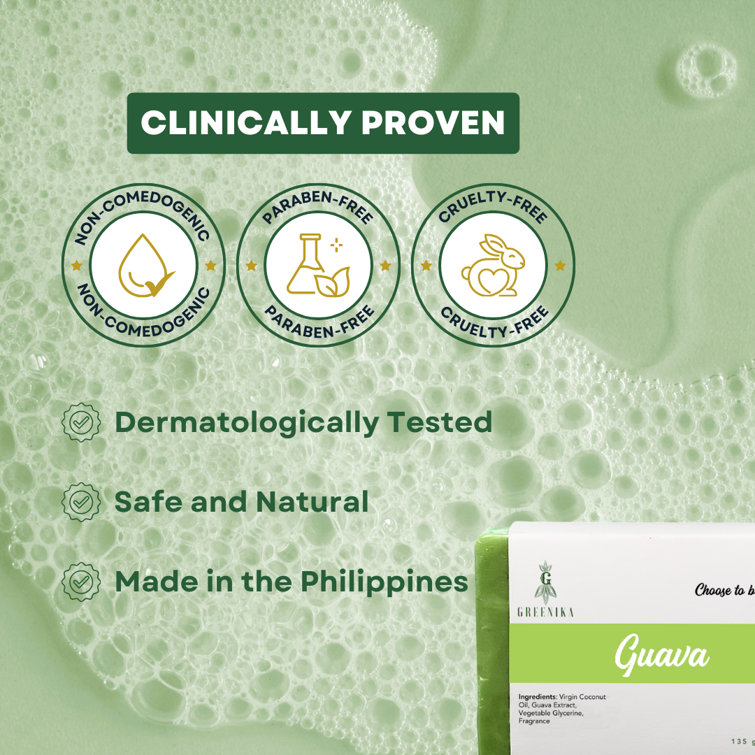 Greenika Organic Herbal Guava Extract Soap