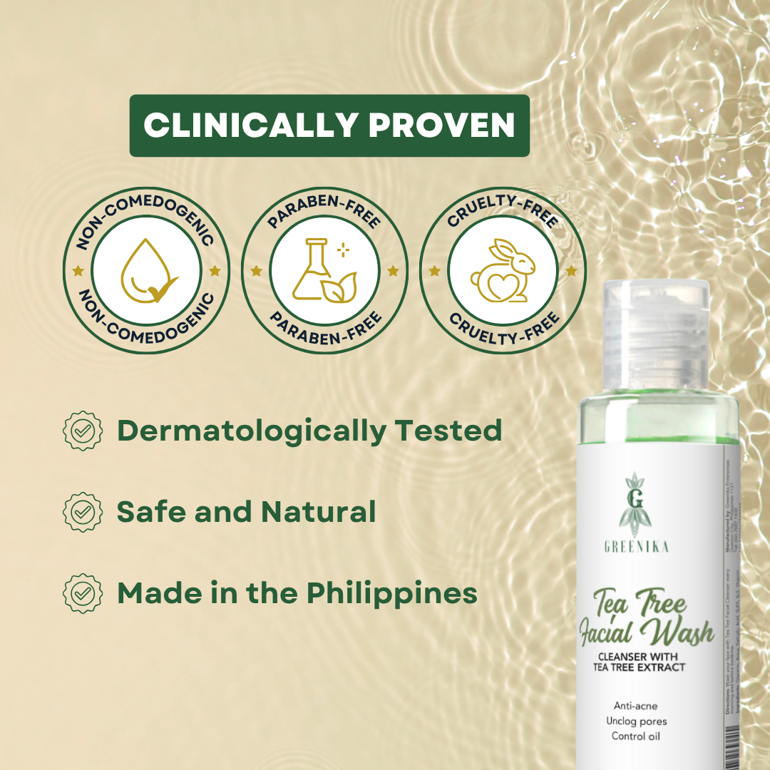 Greenika Tea Tree Anti Acne Facial Cleanser