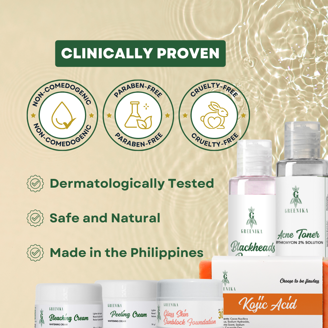 Greenika Brightening Skin Care Set Local Obagi Set