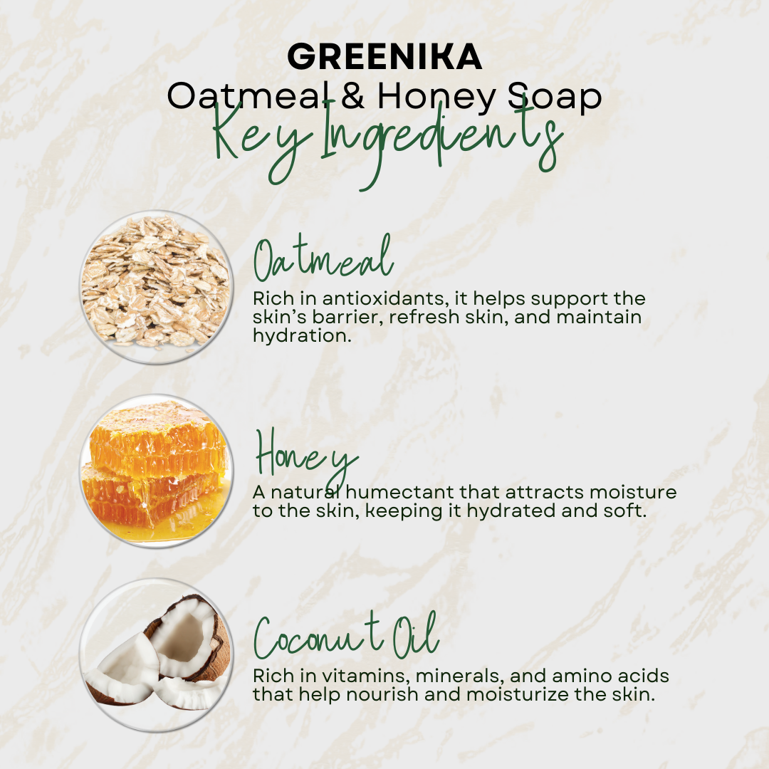 Greenika Oatmeal and Honey Soap