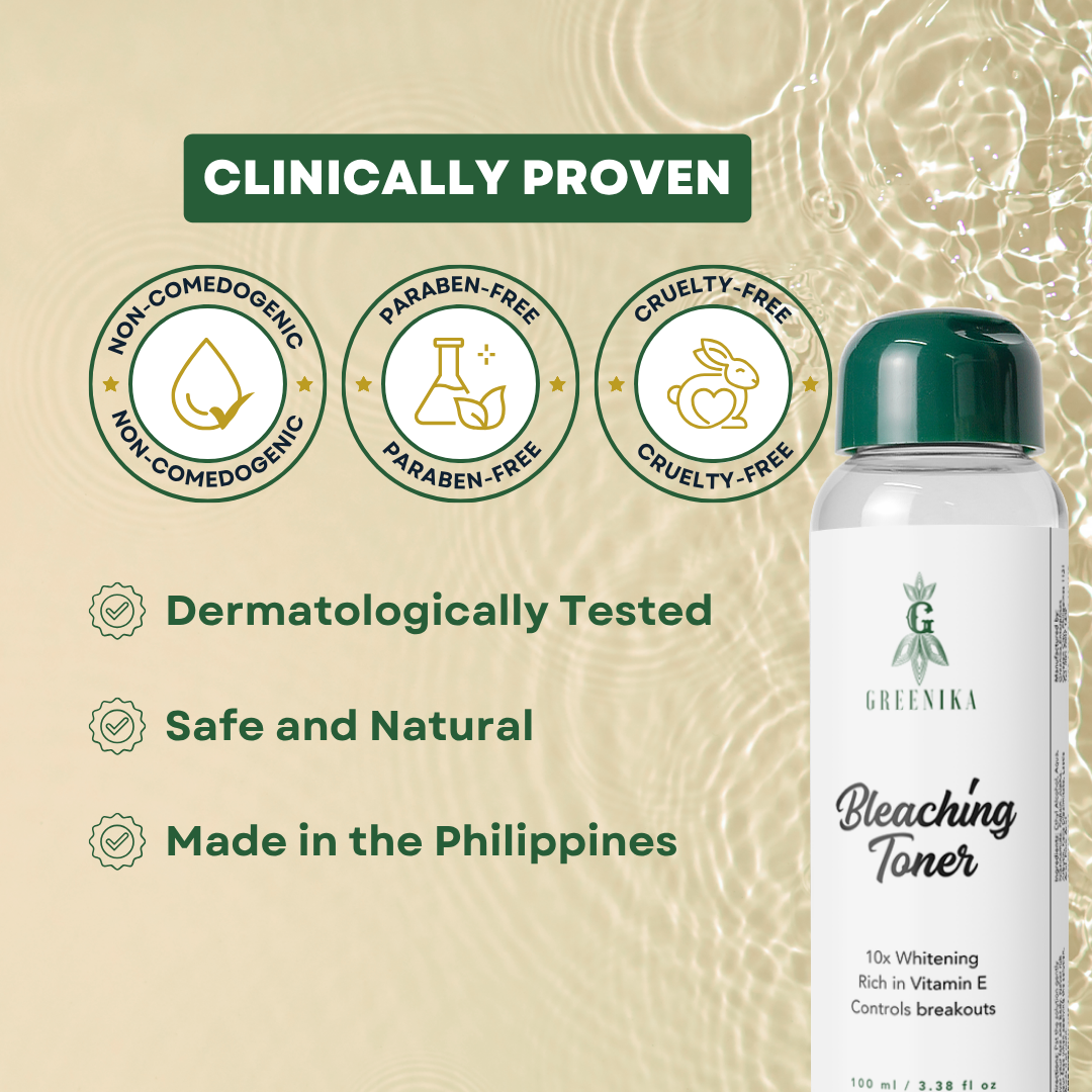 Greenika Bleaching Whitening Toner Solution
