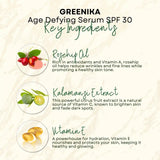 Greenika Age Defying Serum SPF30