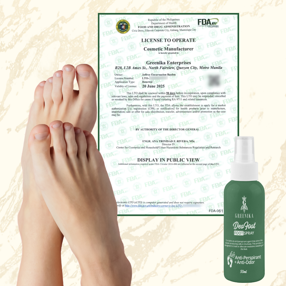 Greenika DeoFoot Anti Odor Foot Spray