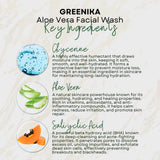 Greenika Aloe Vera Facial Wash with Vitamin E