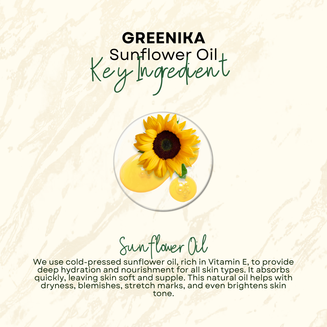 Greenika Organic Sunflower Carrier Essential Oil