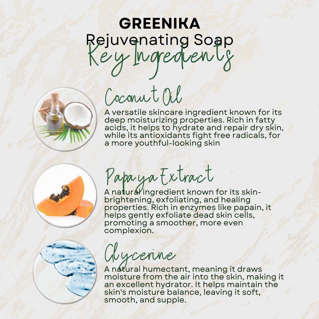 Greenika Premium Organic Rejuvenating Soap