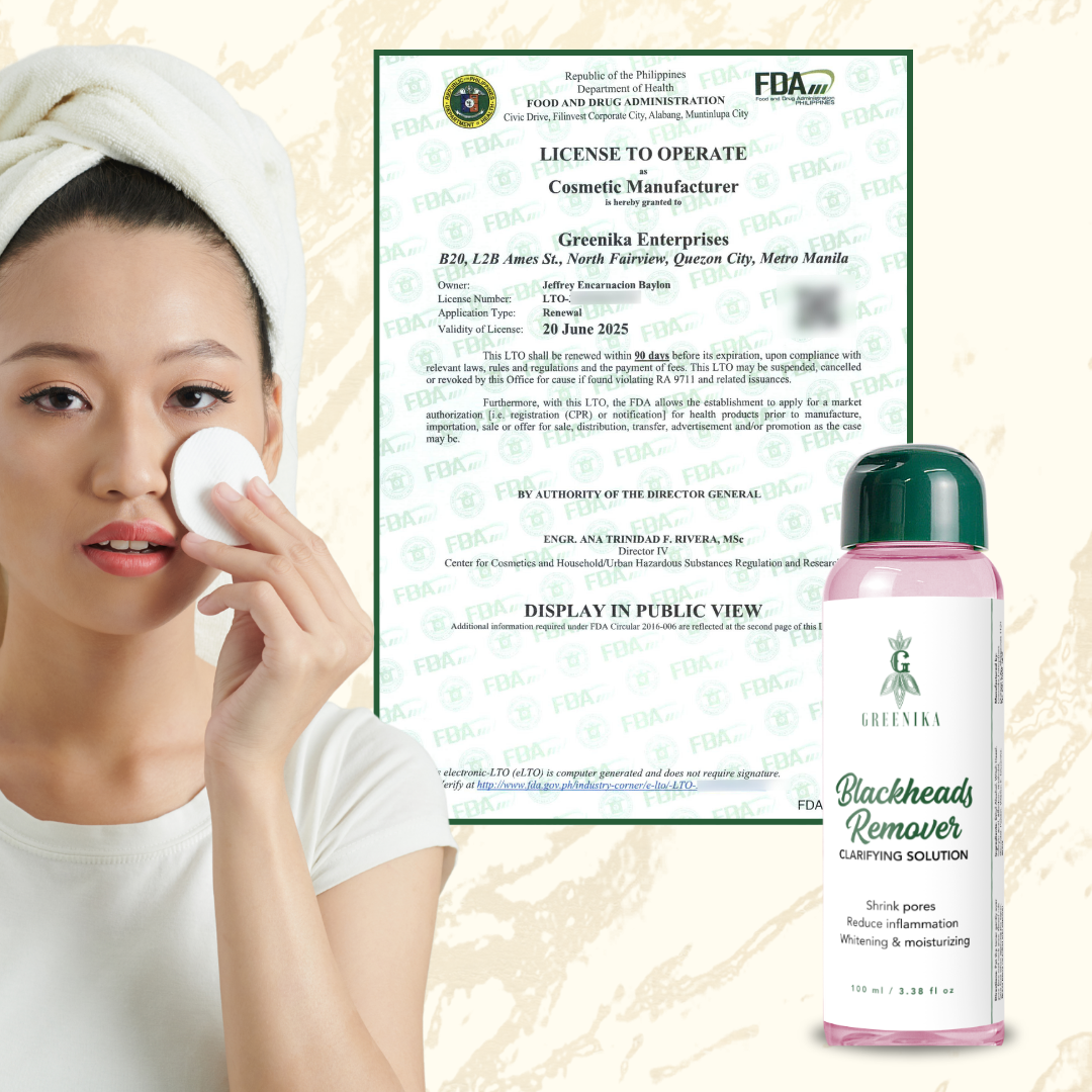 Greenika Blackhead Remover Whitehead Remover Facial Toner