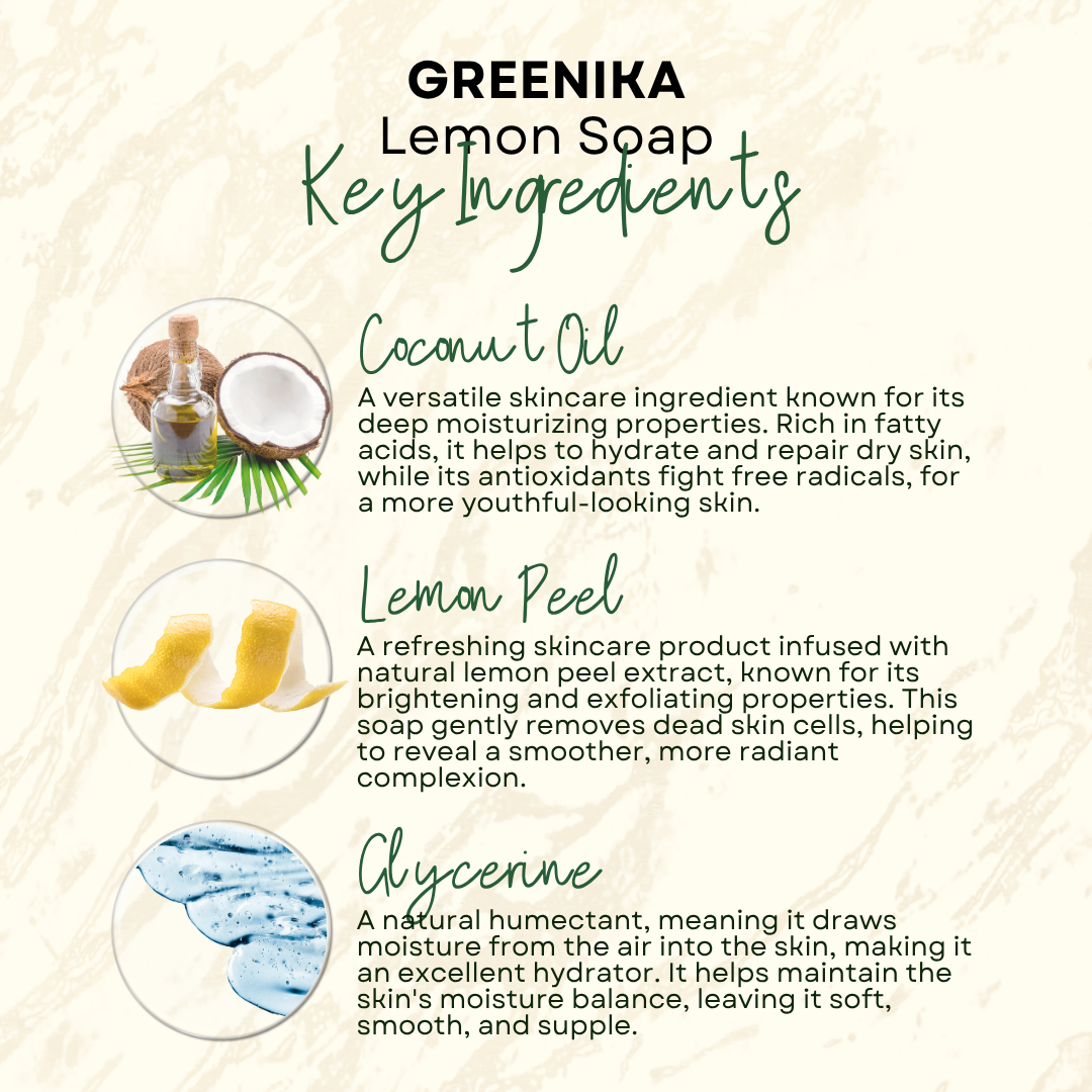Greenika Organic Lemon Peel Soap