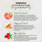 Greenika Ultimate Whitening 10X Bleaching Coco-Black Soap