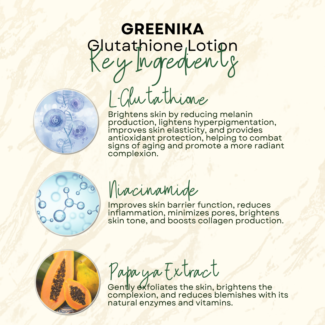 Greenika Glutathione Moisturizing Whitening Lotion