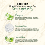Greenika Aloe Vera Gel Whitening & Moisturizer for Face and Body