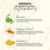 Greenika Brightening Skin Care Set Local Obagi Set