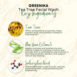 Greenika Tea Tree Anti Acne Facial Cleanser