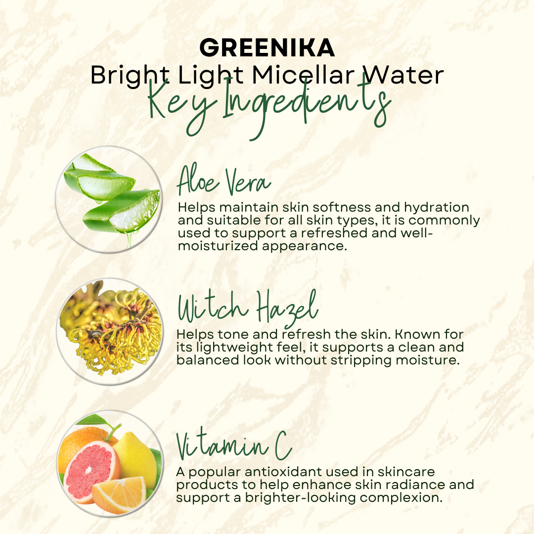 Greenika Micellar Water Cleansing Toner