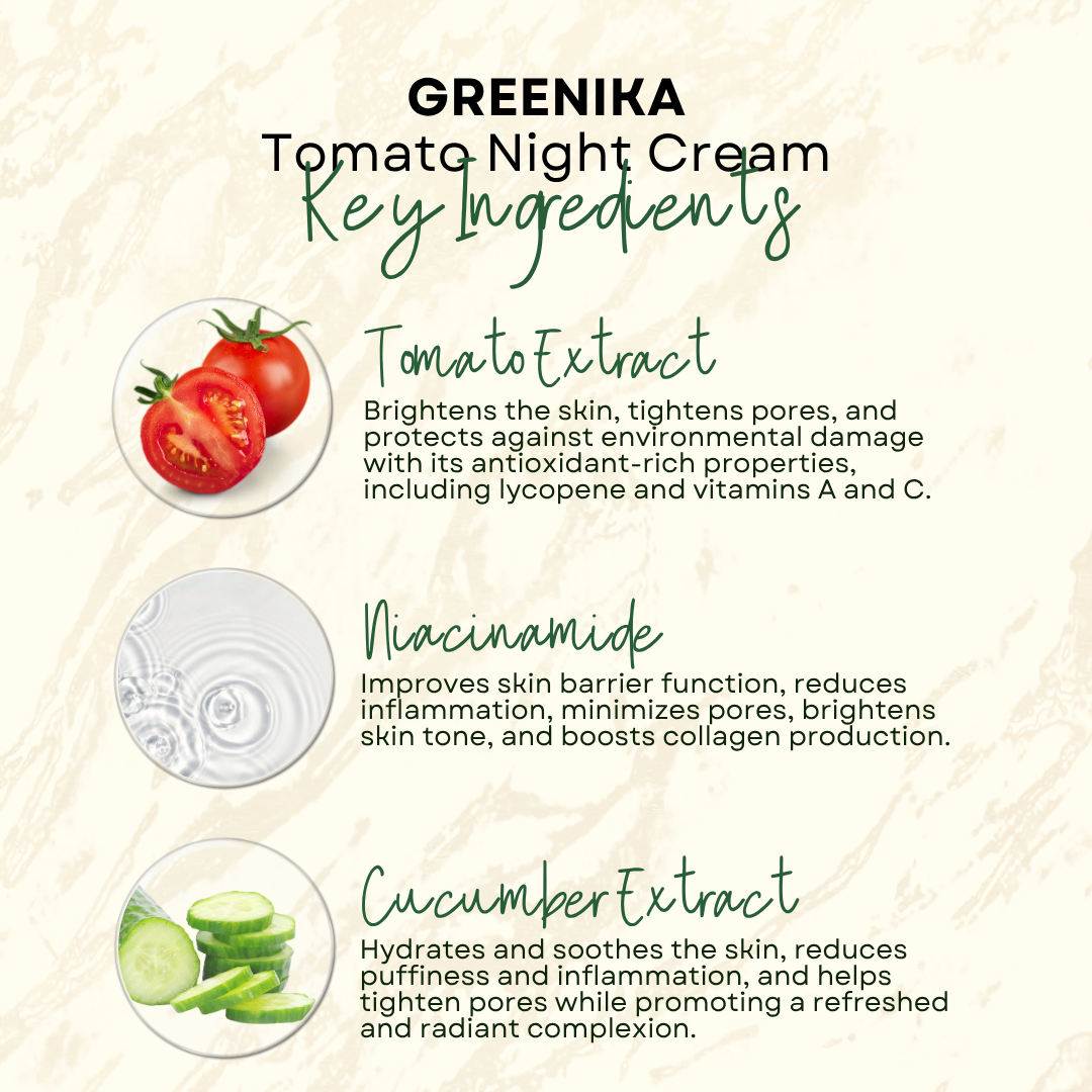 Greenika Tomato Glass Skin Cream