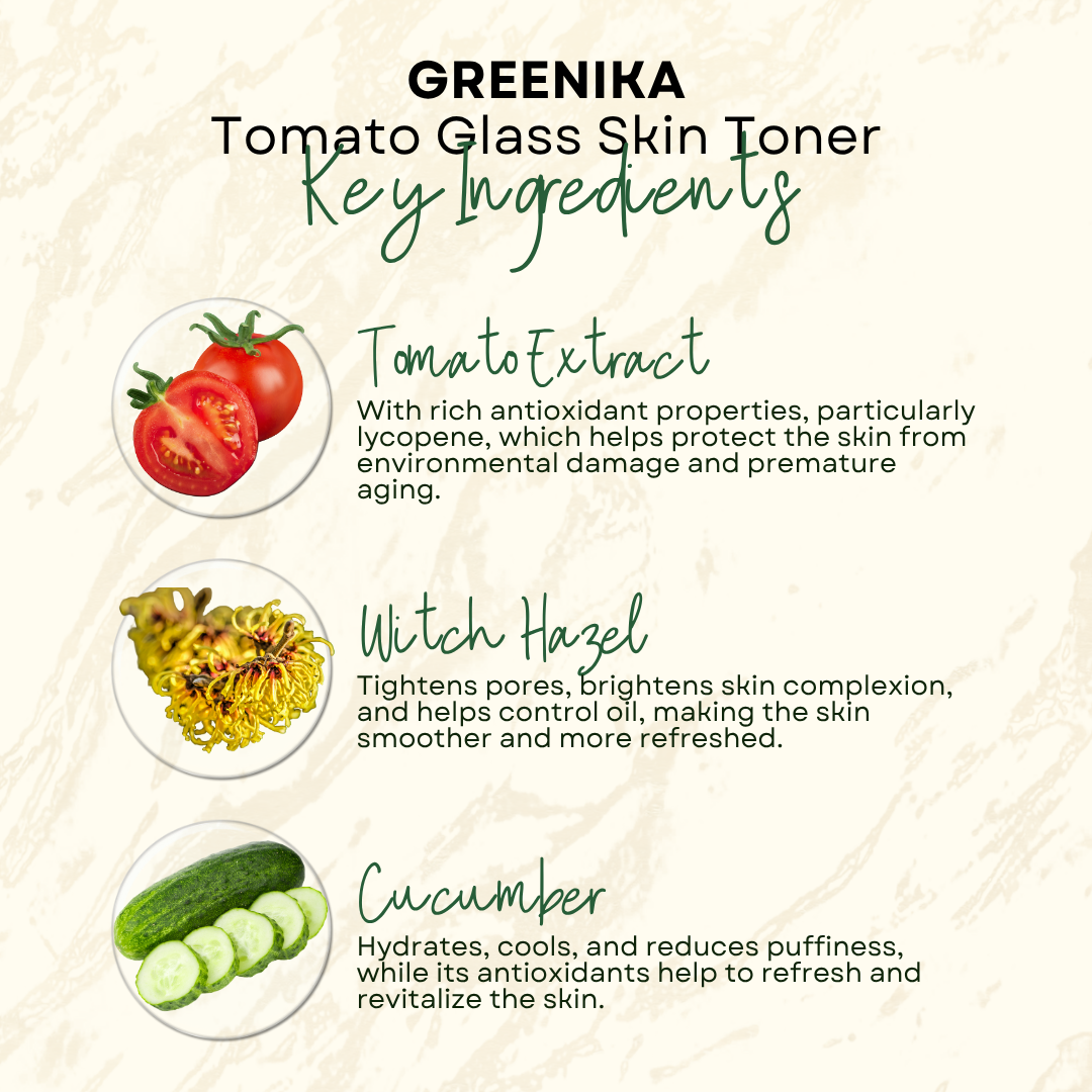 Greenika Tomato Glass Skin Toner