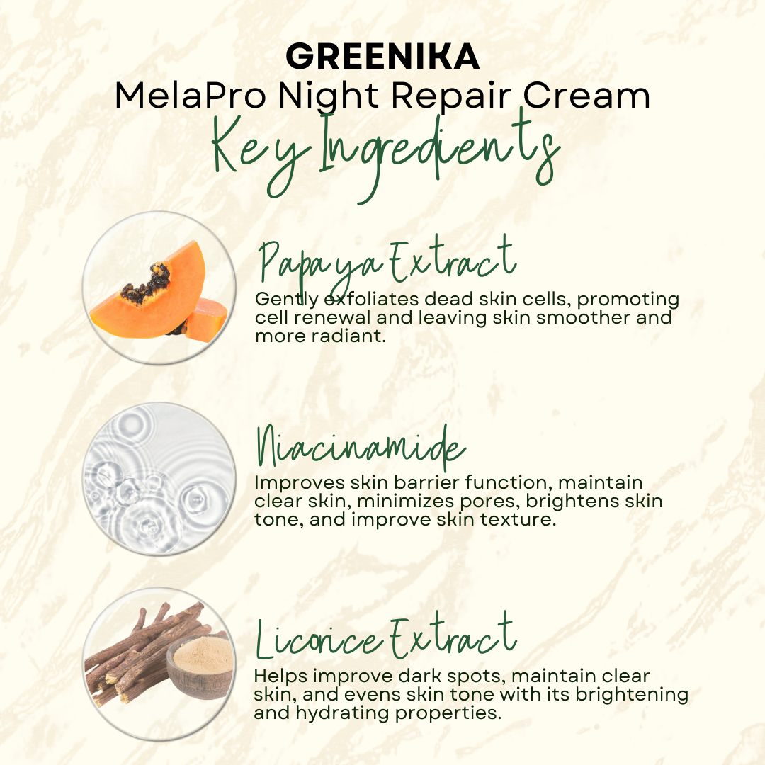 Greenika MelaPro Night Repair Cream