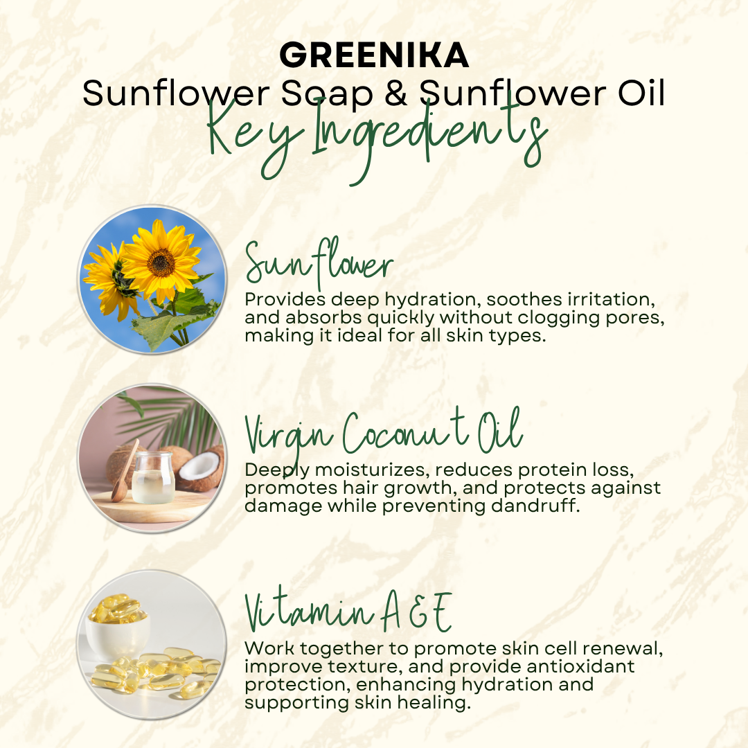 Greenika Organic Sunflower Soap
