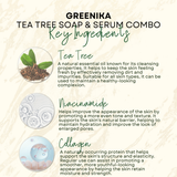 Greenika Tea Tree Combo Face Serum & Soap