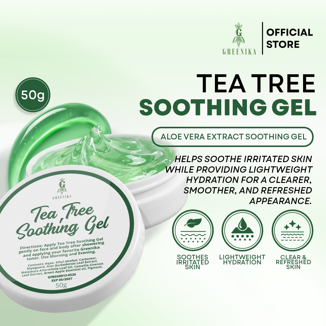 Greenika Tea Tree Gel with Aloe Vera Extract