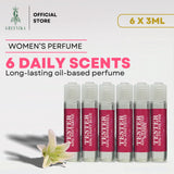 AROMA DE GREENIKA 6 Days Scents Trial Pack for Her