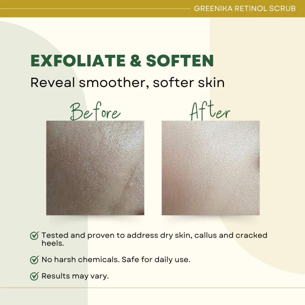 Greenika Retinol Face and Body Scrub