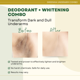 Greenika Whitening Underarm Combo - Cream + Spray