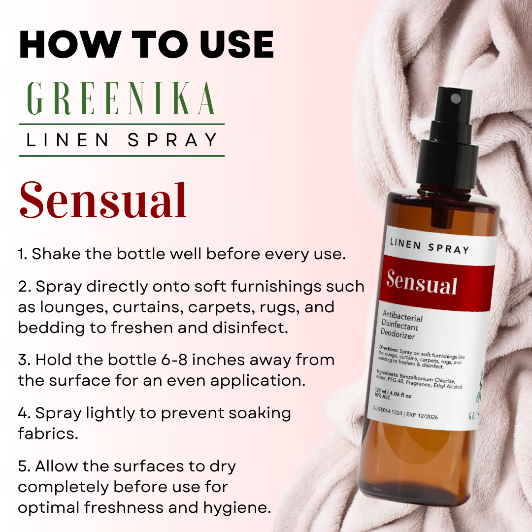 Greenika Linen Mist Spray Sensual Scent