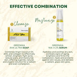 Greenika Extra Strength AHA Whitening Serum with 2% Niacinamide