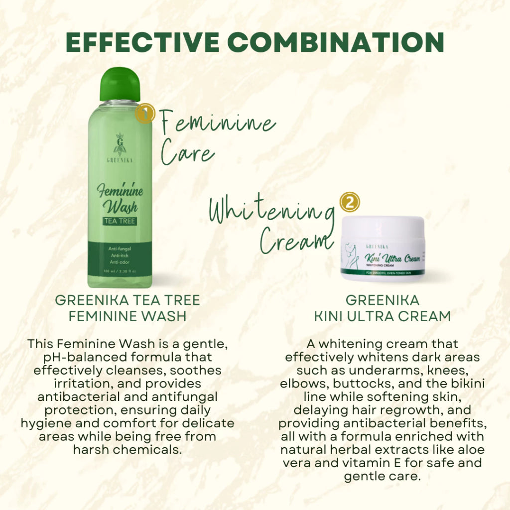 Greenika Kini Ultra Cream Bikini Line Intimate Area Whitening Cream