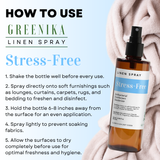 Greenika Linen Mist Spray Stress-Free Scent