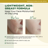 Greenika Face Sunblock Gel Facial Sunscreen with SPF45