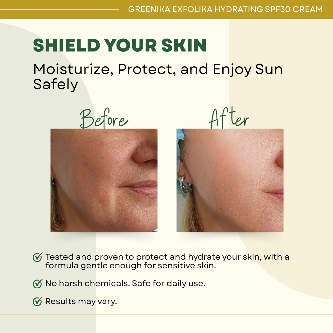 Greenika Exfolika Hydrating Cream with SPF 30