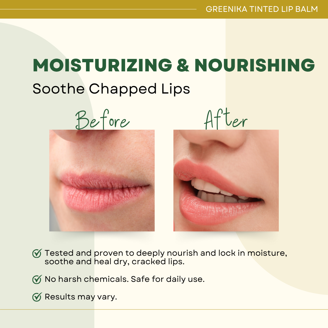 Greenika Shades Tinted Lip Balm - Cherry Red