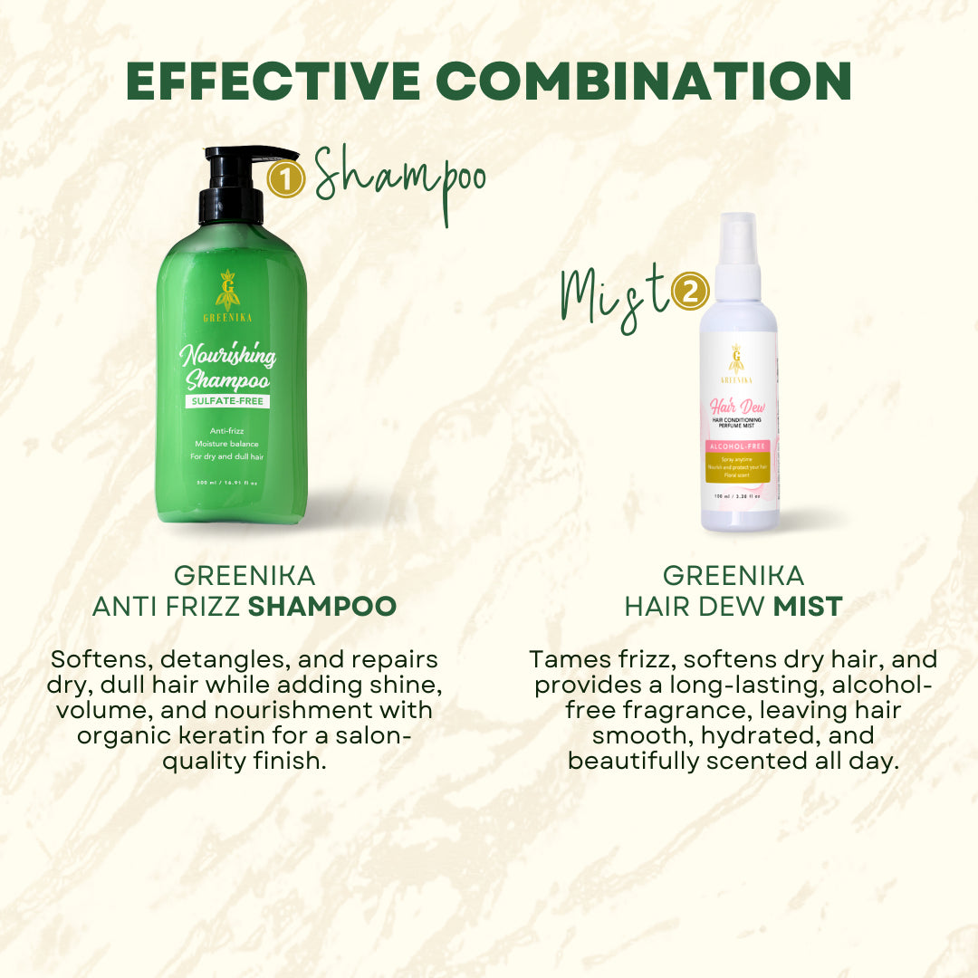 Greenika Nourishing Shampoo  Herbal Shampoo Tames