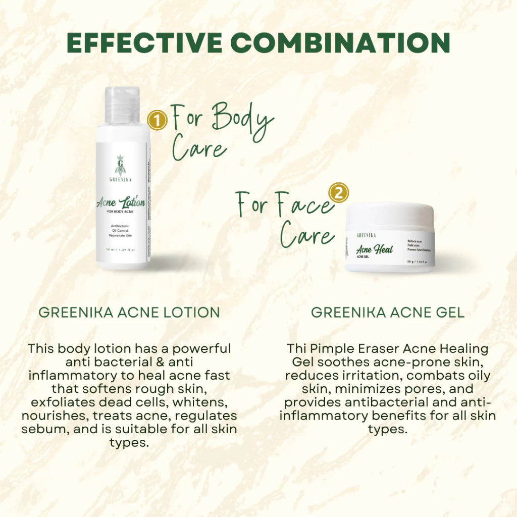 Greenika Acne Lotion for Arms Back and Body