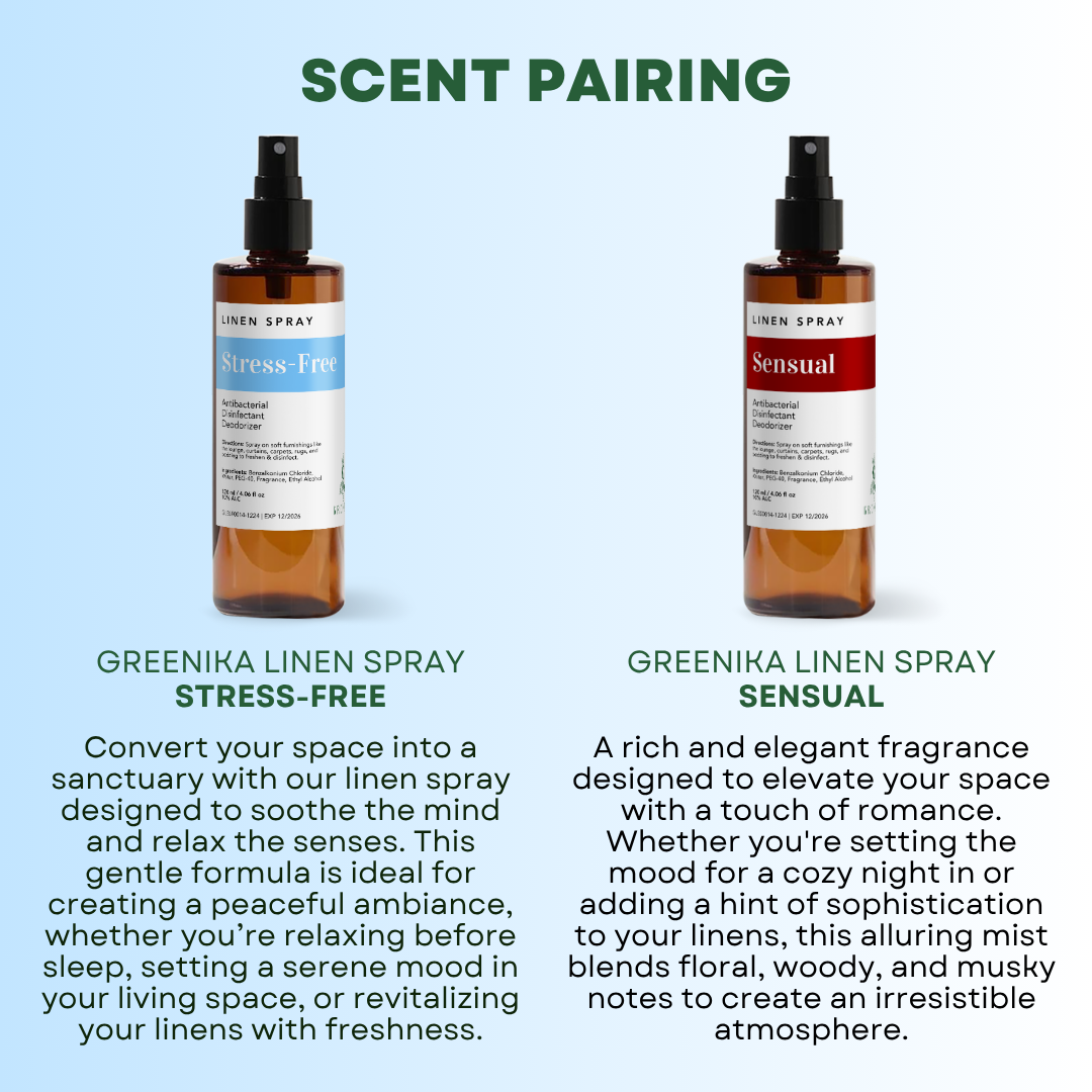 Greenika Linen Mist Spray Stress-Free Scent
