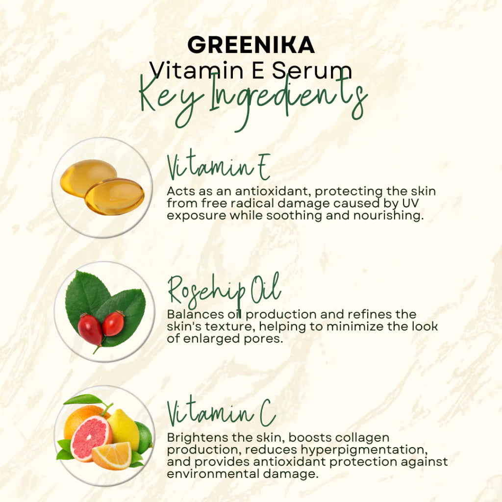 Greenika Vitamin E Anti Aging Serum