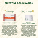 Greenika Premium Organic Tomato Natural Whitening Anti Wrinkle Soap
