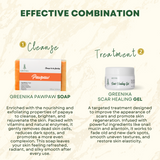 Greenika Premium Organic Orange Pawpaw Papaya Natural Whitening Soap