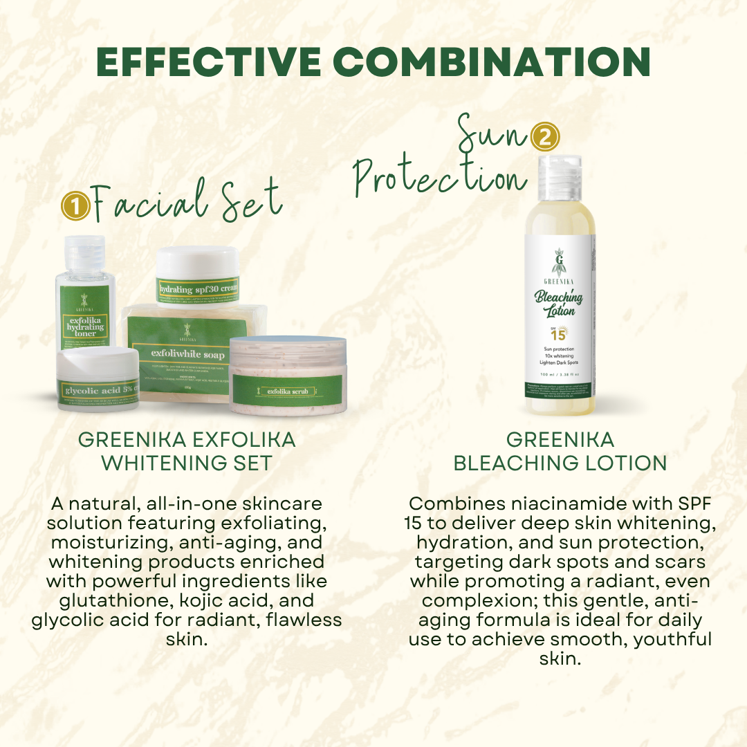 Greenika Exfolika Whitening Set